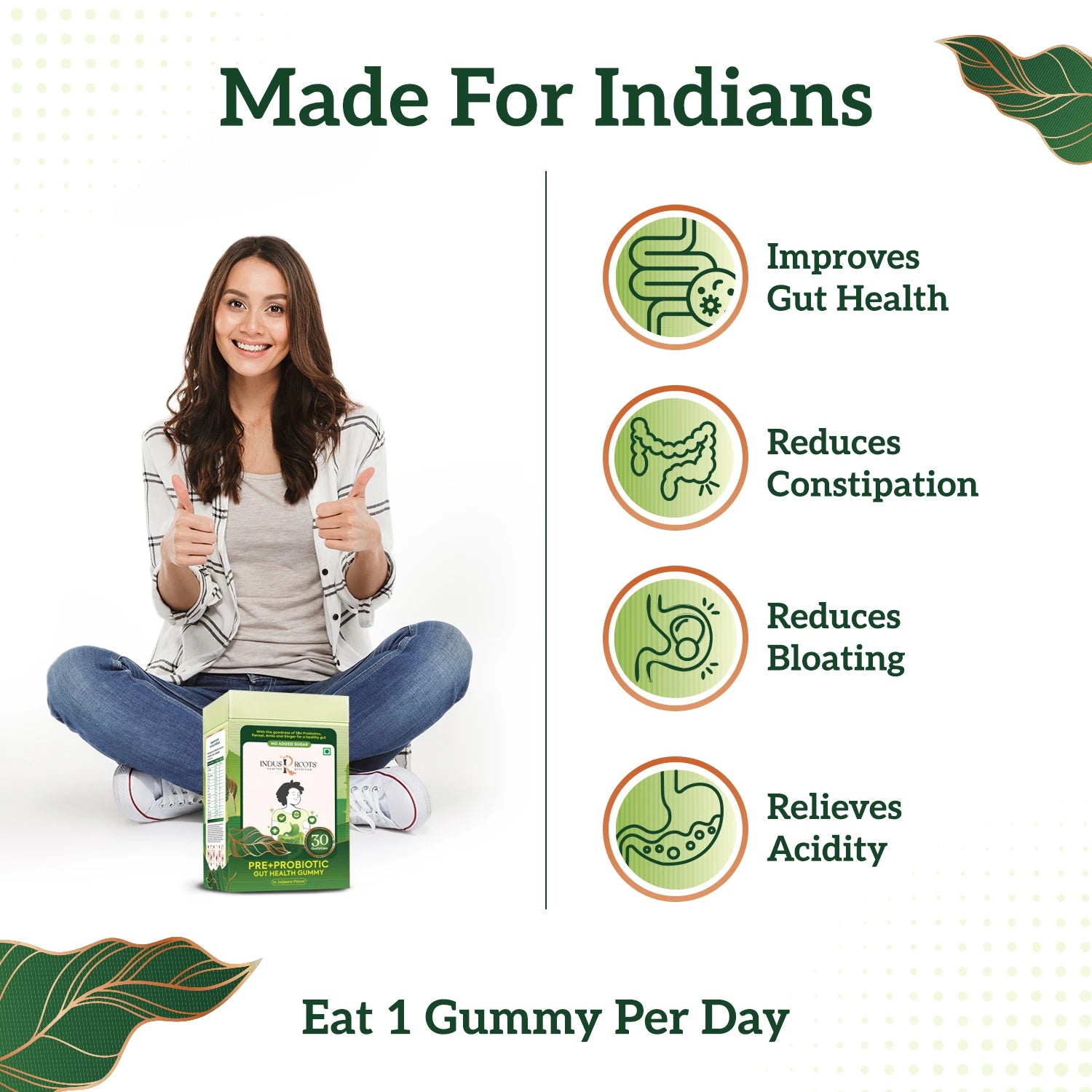 Indus Roots Gut Health Gummy