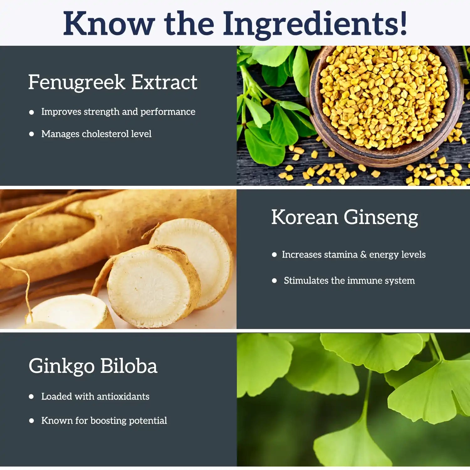 testosterone boost gummy with fenugreek extract korean ginseng and ginkgo biloba