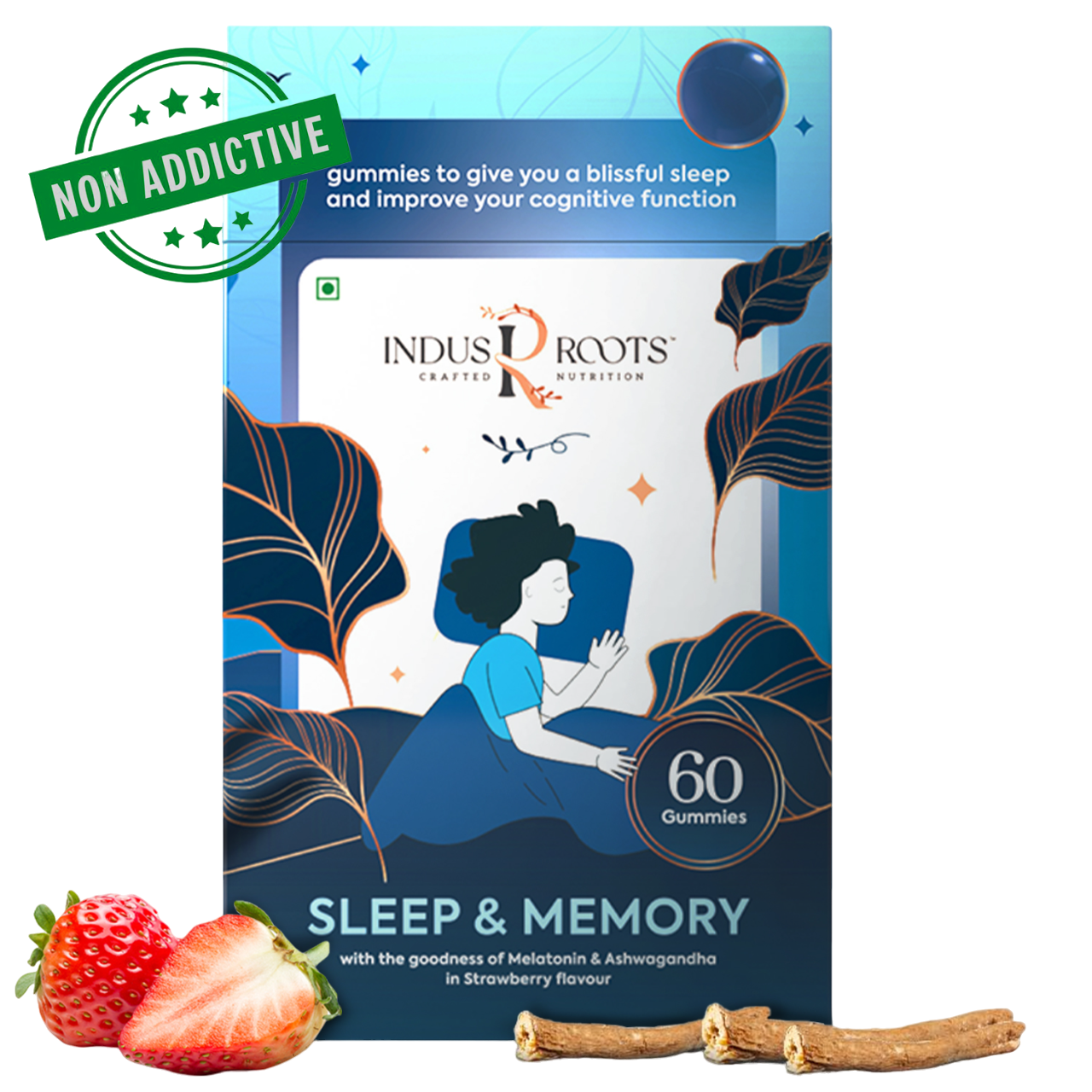 Indus Roots Sleep Gummies for Men and Women