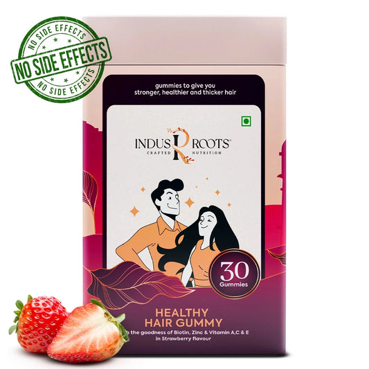 Indus Roots healthy hair gummy